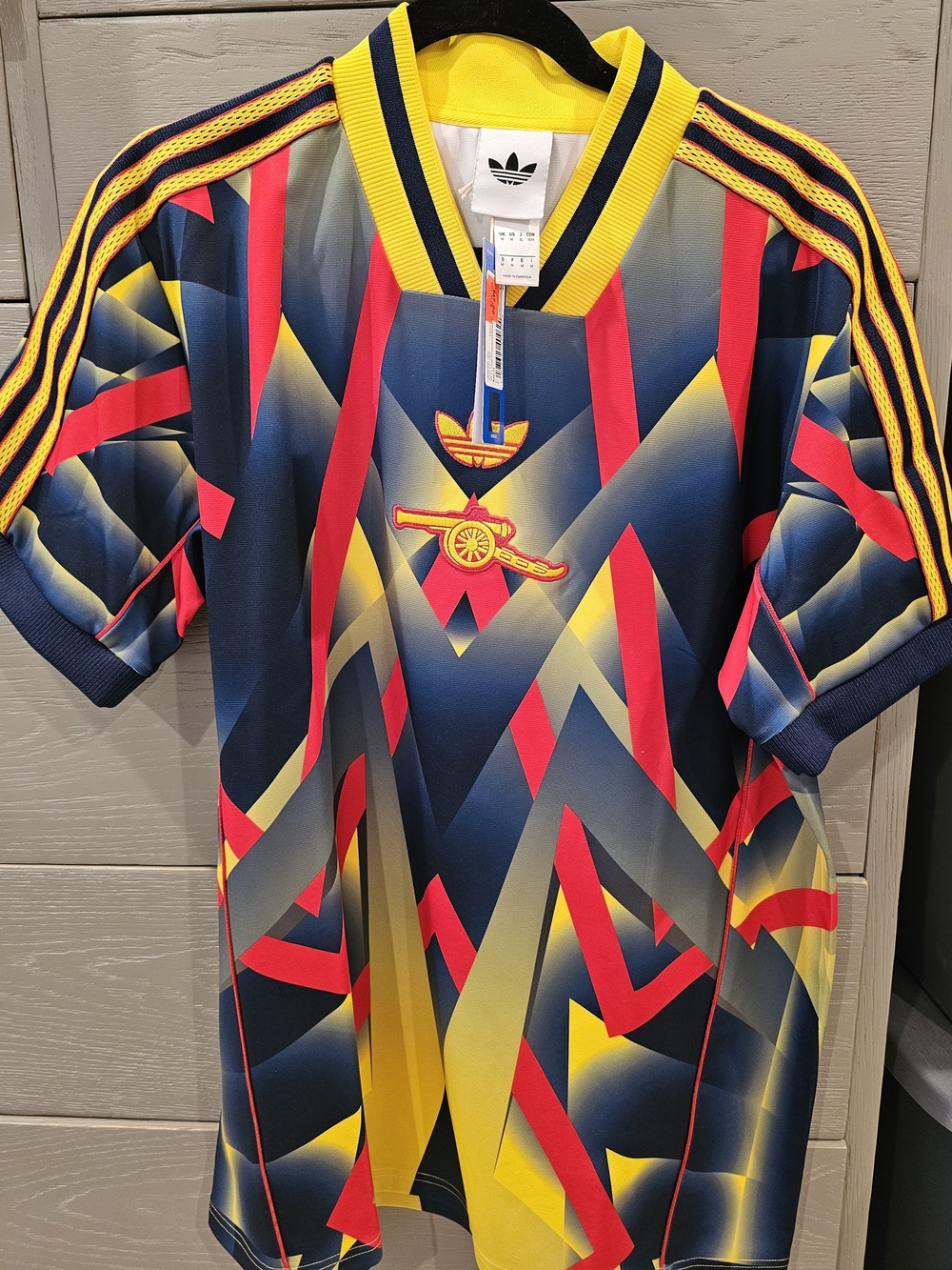 Adidas Men’s Arsenal Lfstlr Jersey - Yellow/Navy/Red